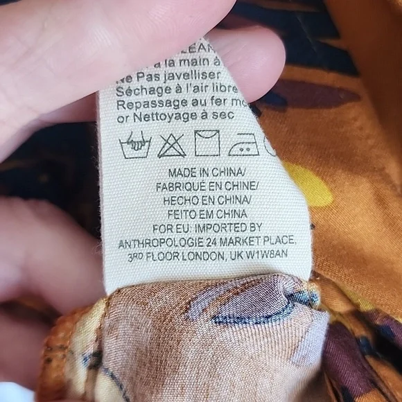 NWT Anthropologie Tiny Venus Floral Wrap Top Size Large - Picture 9 of 10